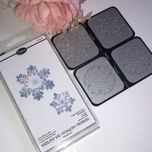 Sizzix Snowflake #2 SIZZIX Ornament Swirly Die SIZZIX Snowflakes #15 new